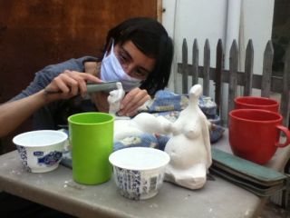Elisa at work