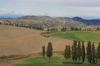 Panorama colline toscane